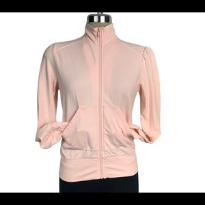 Pink long Sleeves Sports Jacket Size M
